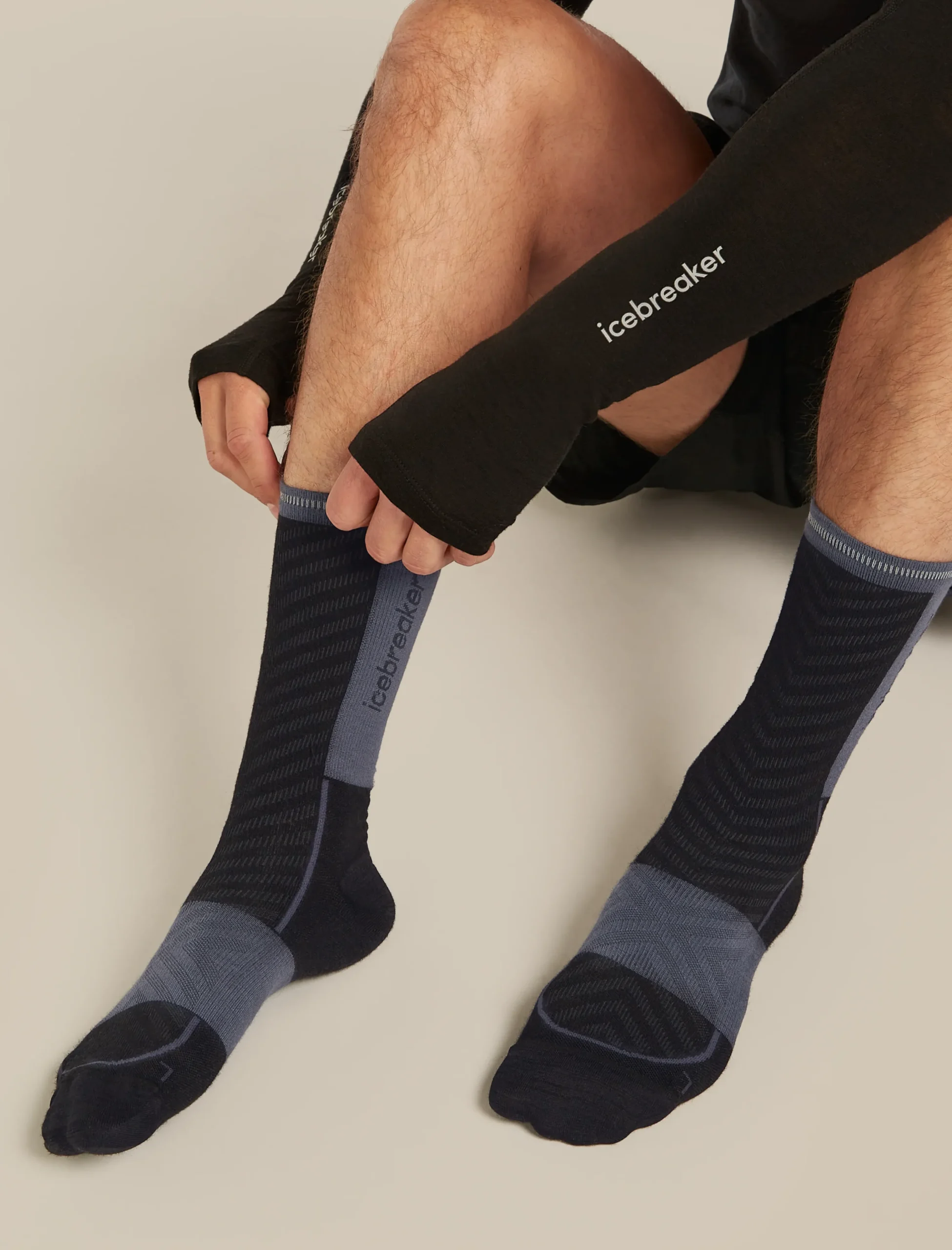 Men Run+ Crew-Socken