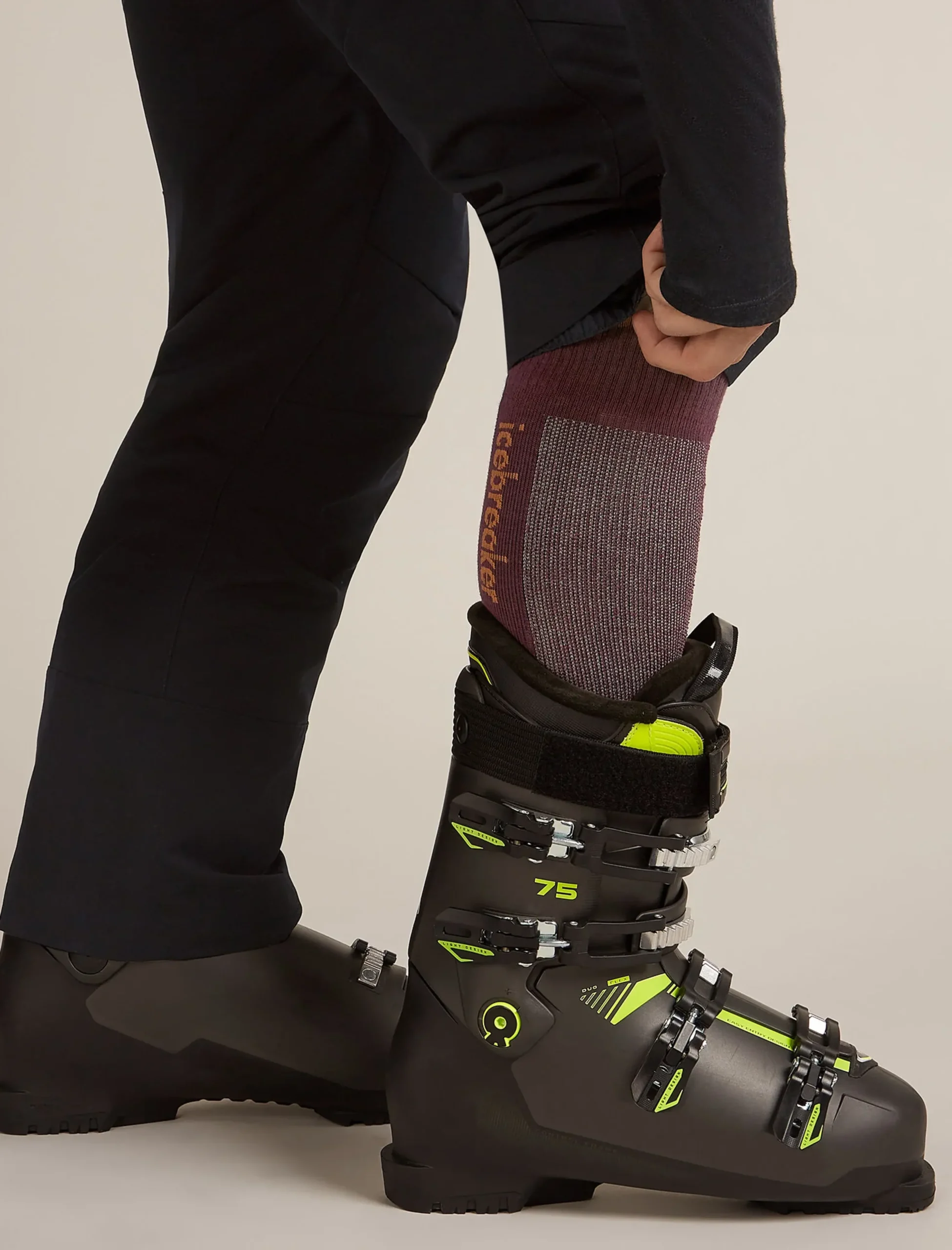 Men Ski+ Kniehohe Socken