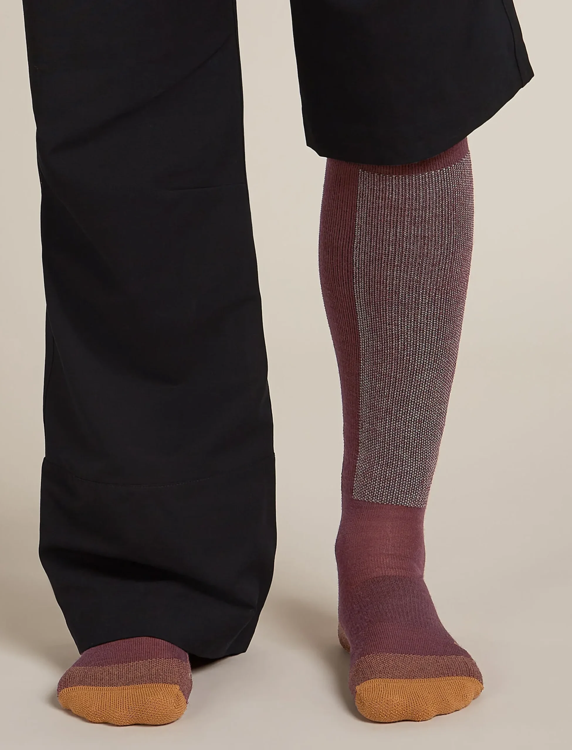 Men Ski+ Kniehohe Socken