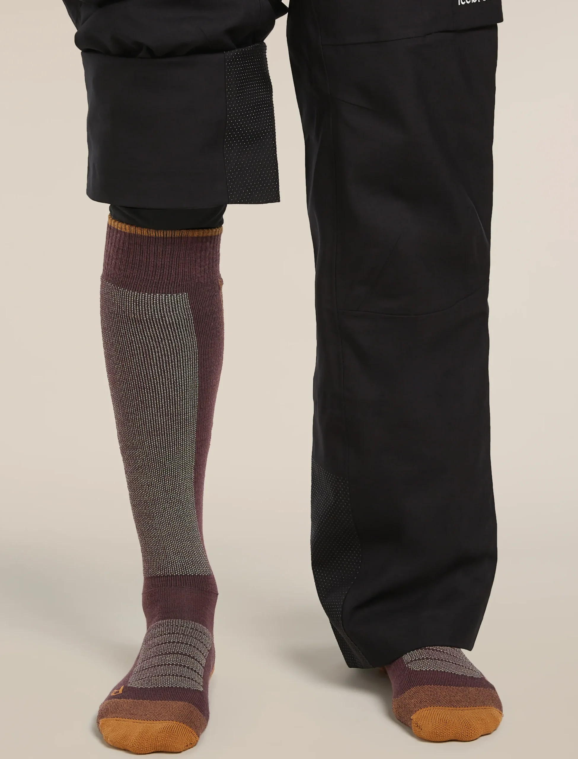 Men Ski+ Kniehohe Socken