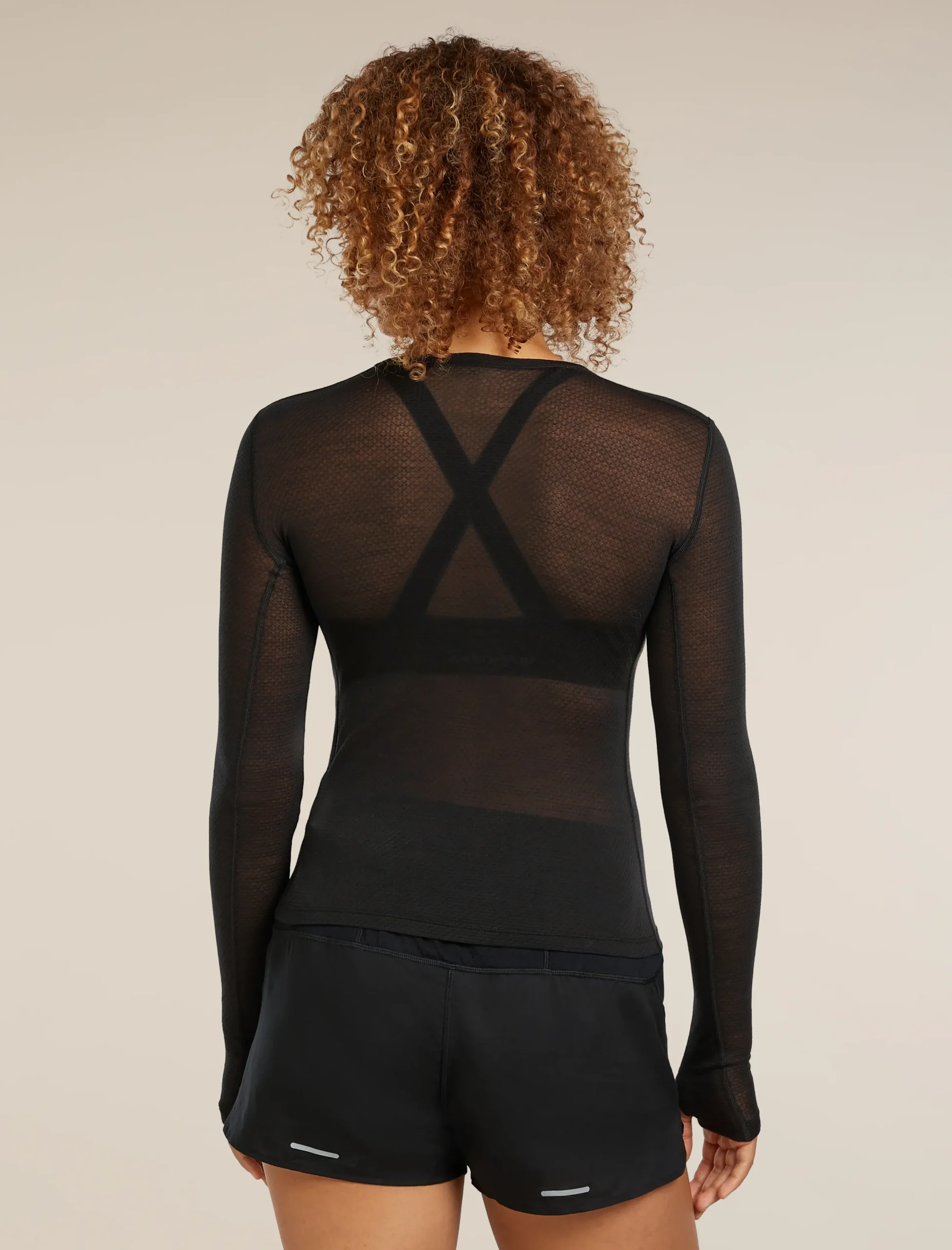 Merinomix 75 Cool-Lite™ Featherlight™ Thermo-Langarmshirt mit Rundhalsausschnitt Damen