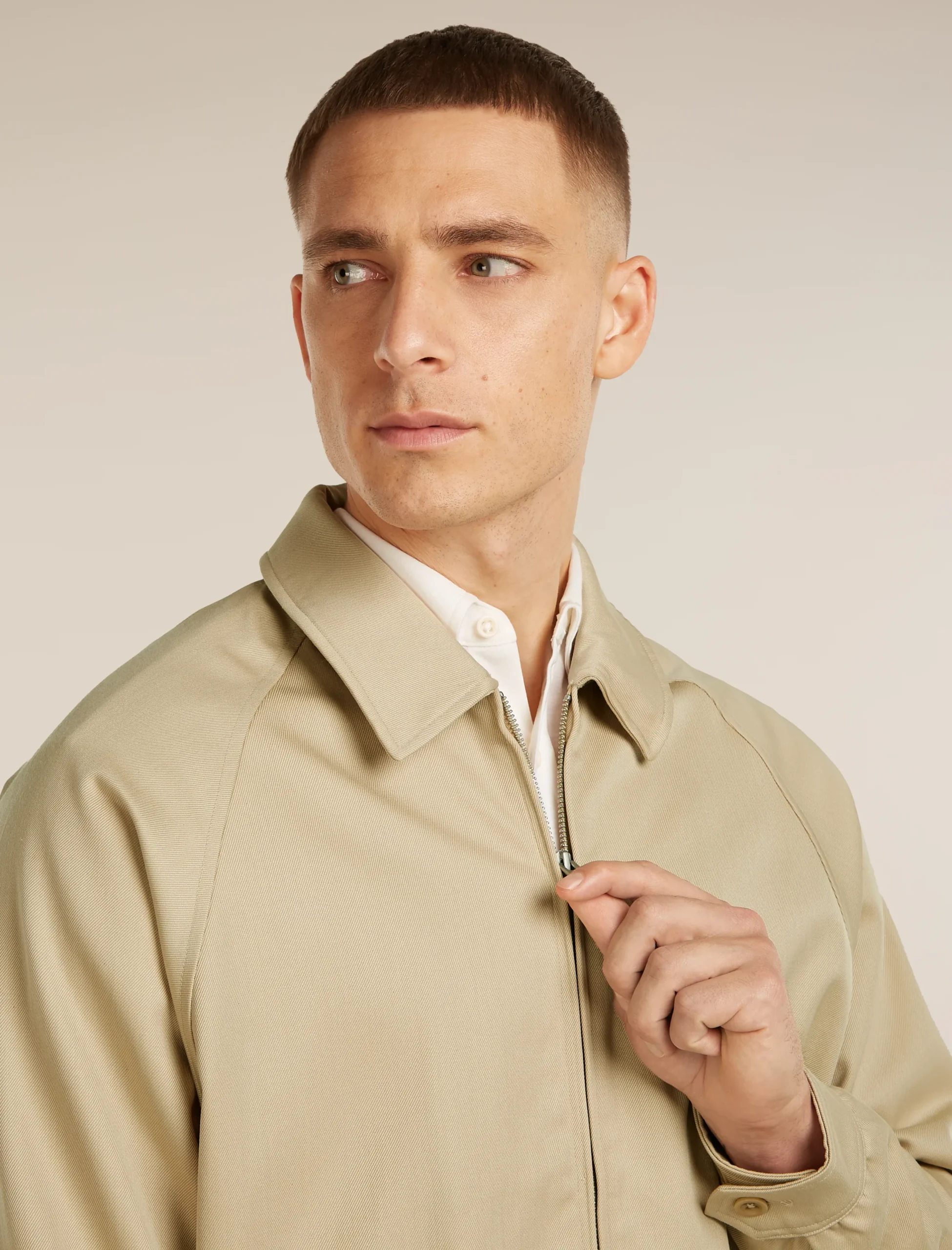 Twill-Hemdjacke