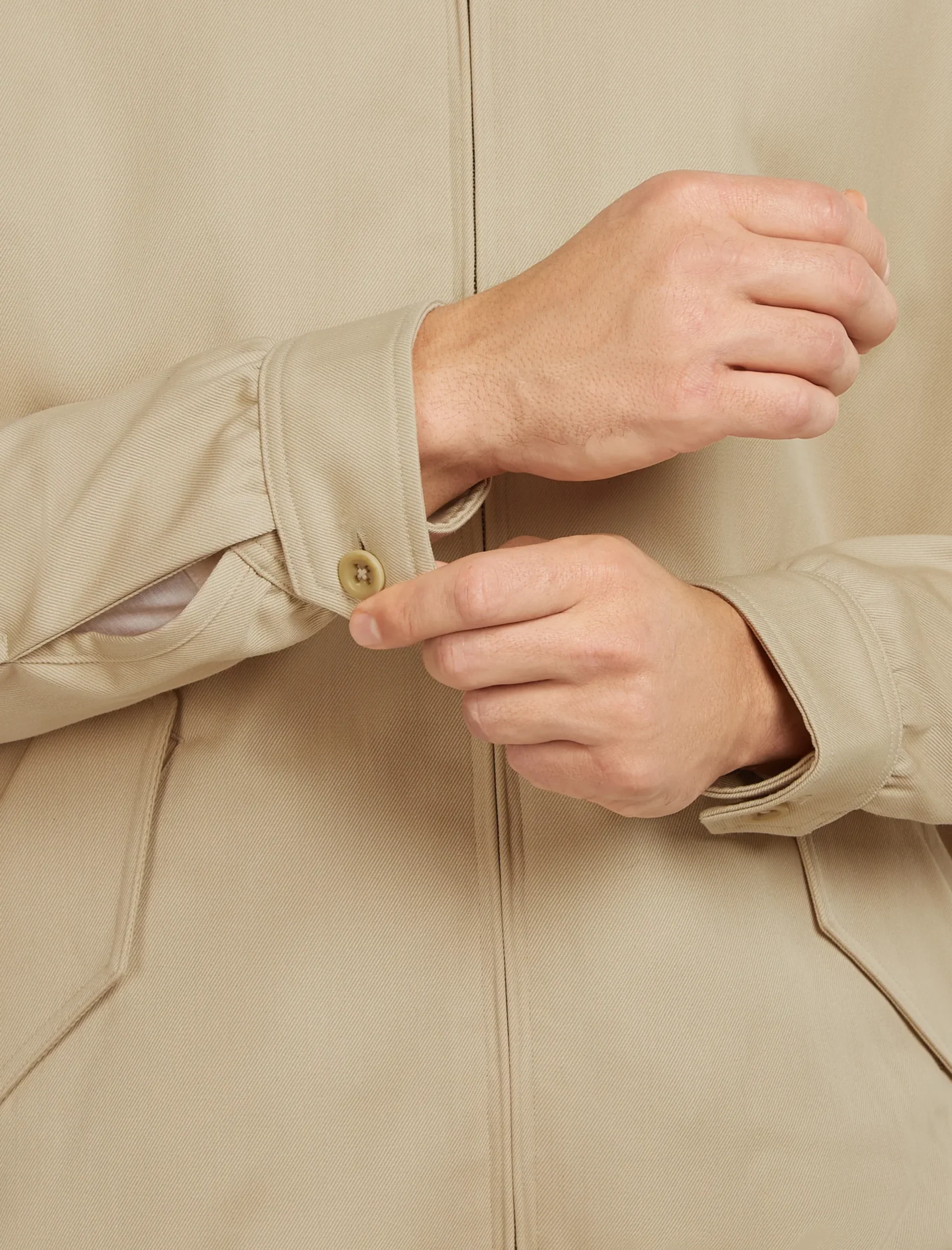 Twill-Hemdjacke