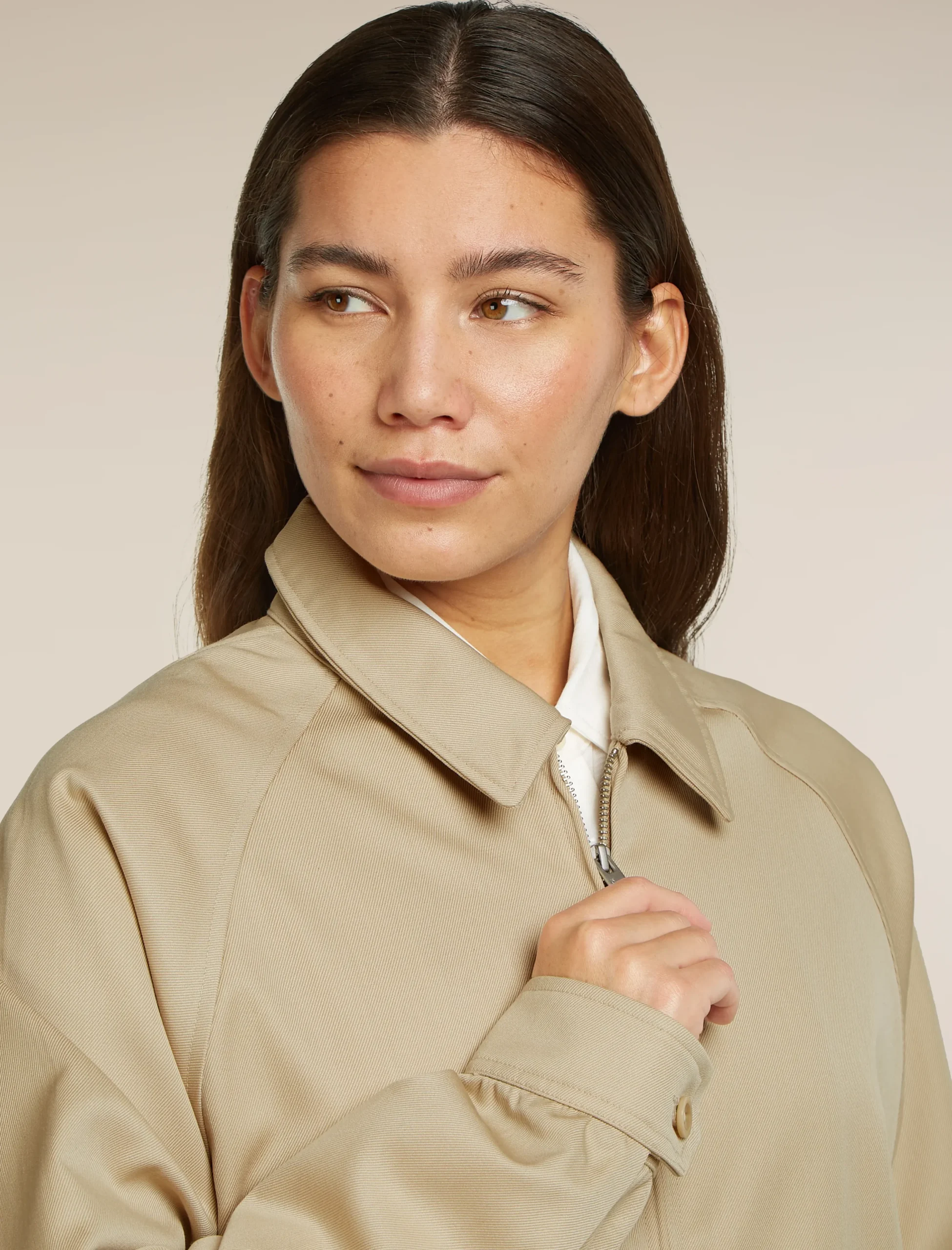 Twill-Hemdjacke